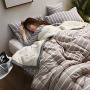 Thick Warm Fleece Blanket – Luxury Soft Solid Colour Throw