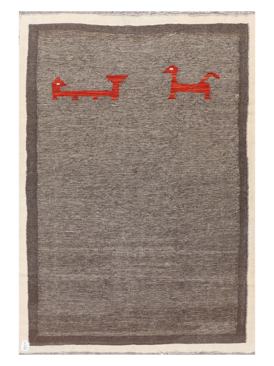 Maimana Kilim - 174 × 120 cm (5'9" x 3'11")