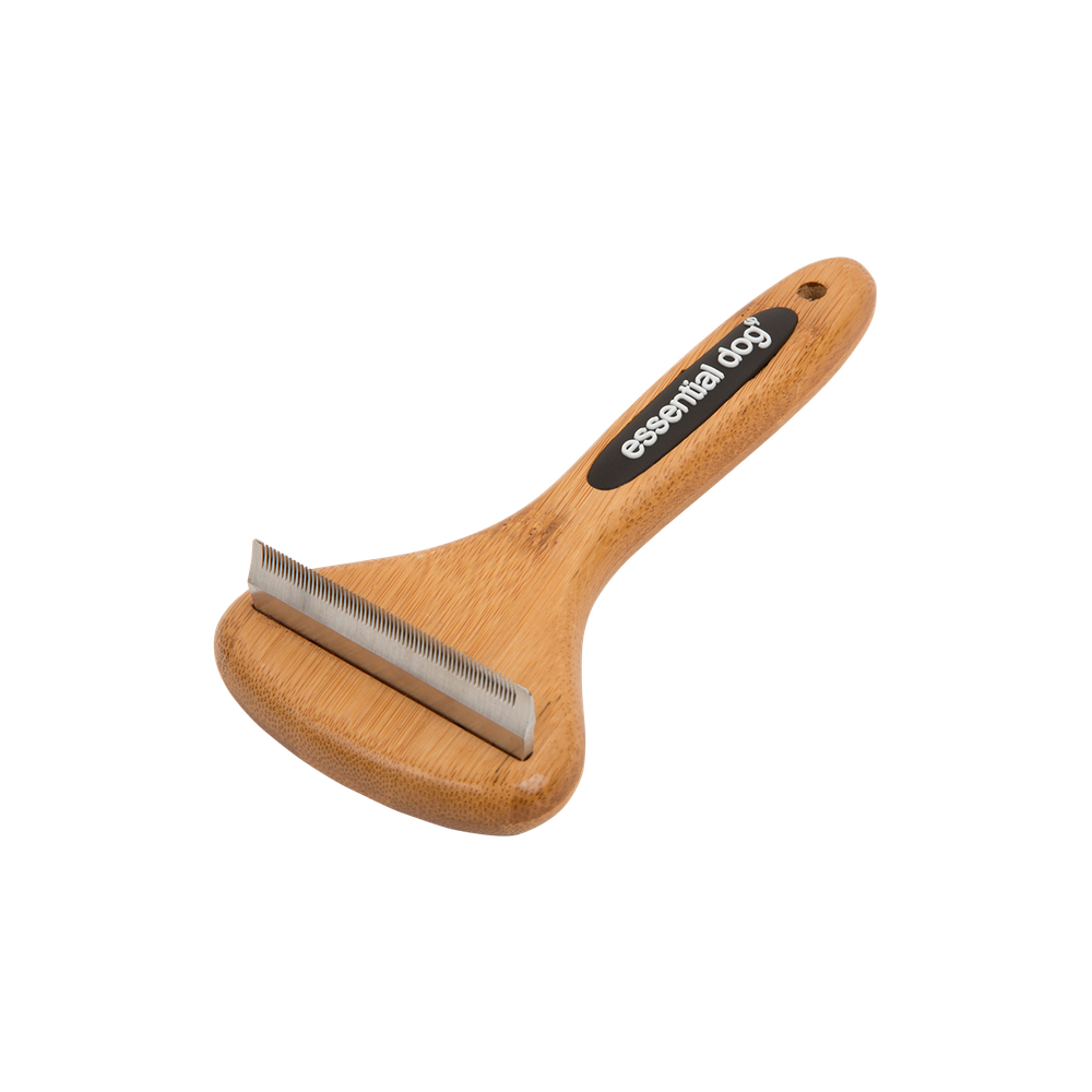 Natural Bamboo Deshedding Tool: Dogs & Cats