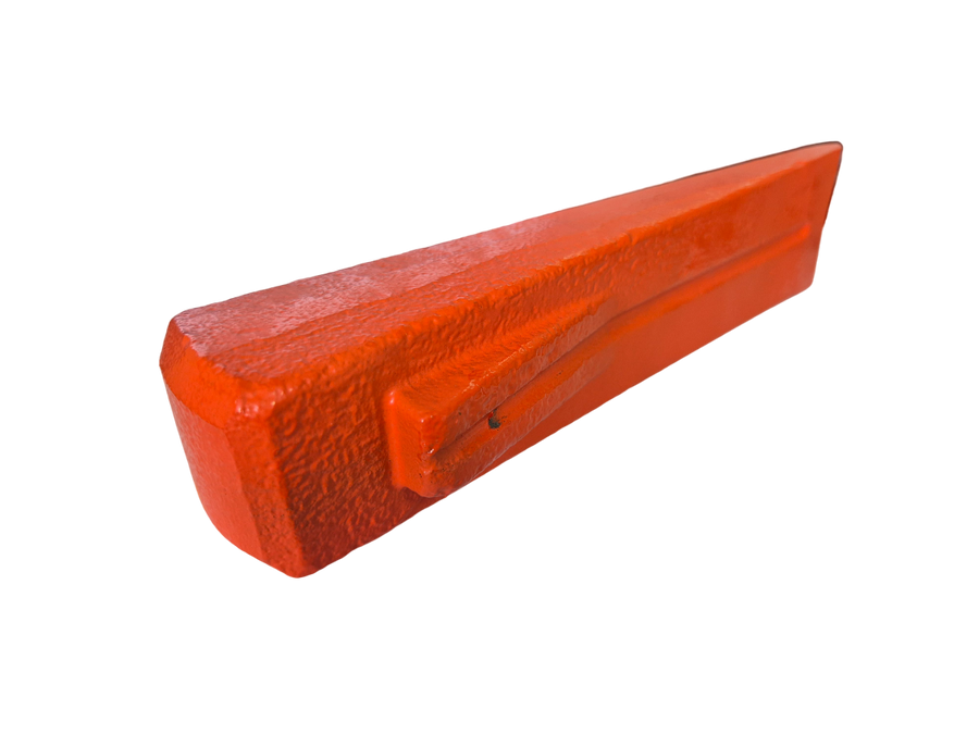 Red Spiked Steel Log Splitting Wedge, 2.3kg