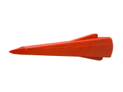 Red Spiked Steel Log Splitting Wedge, 2.3kg