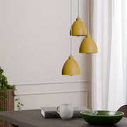 Industrial 3-Head Pendant Light with Adjustable Cables – E27