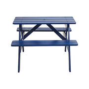 Blue Kids Picnic Bench | Brighton