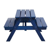 Blue Kids Picnic Bench | Brighton