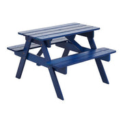 Blue Kids Picnic Bench | Brighton