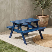 Blue Kids Picnic Bench | Brighton