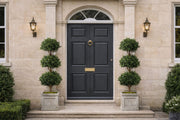 120cm Pair of Buxus Triple Ball Artificial Tree UV Resistant Outdoor Topiary - Premium Quality