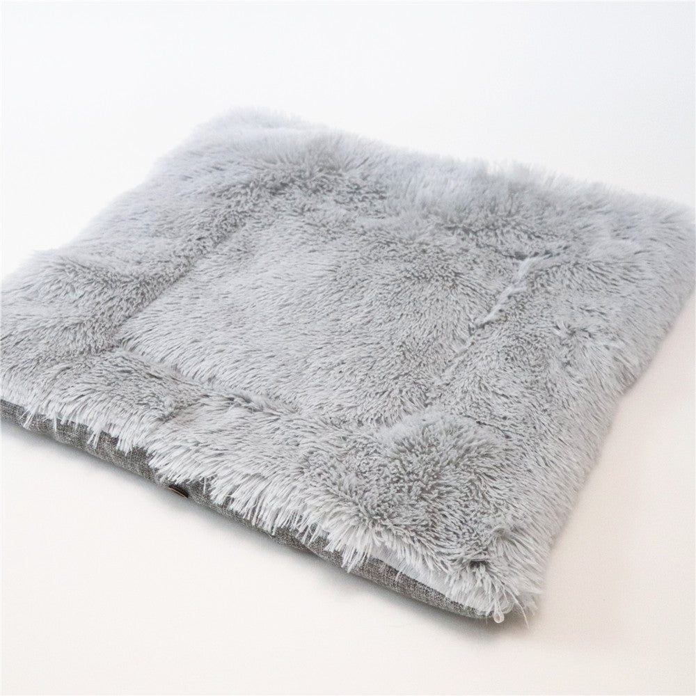 2-in-1 Convertible Pet Mattress Nest – Plush Cat & Dog Bed