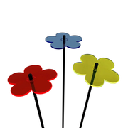 Garden Décor Ornaments Set of 3 'Blossoms'