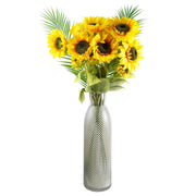 Pack of 6 x 88cm Yellow Artificial Sunflower - 18 heads - Premium Quality