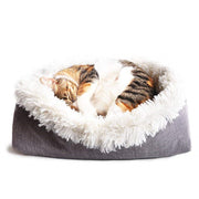 2-in-1 Convertible Pet Mattress Nest – Plush Cat & Dog Bed