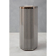 Celeste Black and White Umbrella Stand