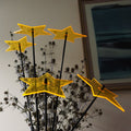 Large Garden Décor Ornaments Set of 5 'Shining Stars'