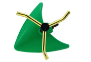 3-Arm Revolving Sprinkler Green Leaf Outdoor Watering Kit Outdoor Hose Accessory