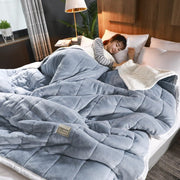 Thick Warm Fleece Blanket – Luxury Soft Solid Colour Throw