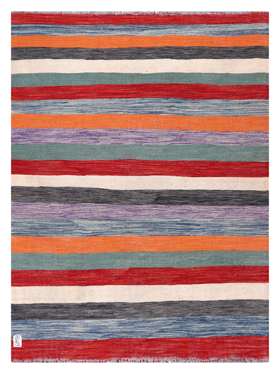 Maimana Kilim - 169 × 128 cm (5'7" x 4'2")