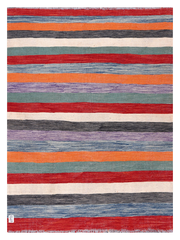 Maimana Kilim - 169 × 128 cm (5'7" x 4'2")