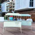 Metal Chair-Shaped Garden Planter