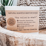 You Rolled in What?! Natural Deodorising Dog Shampoo Bar – 80g