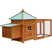 Outdoor Wooden Chicken Coop – Weatherproof Hen House
