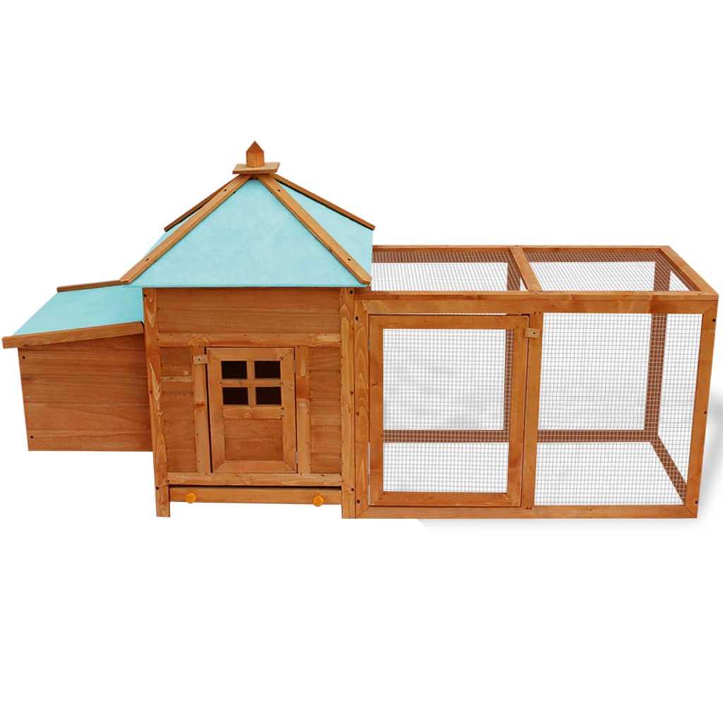 Outdoor Wooden Chicken Coop – Weatherproof Hen House