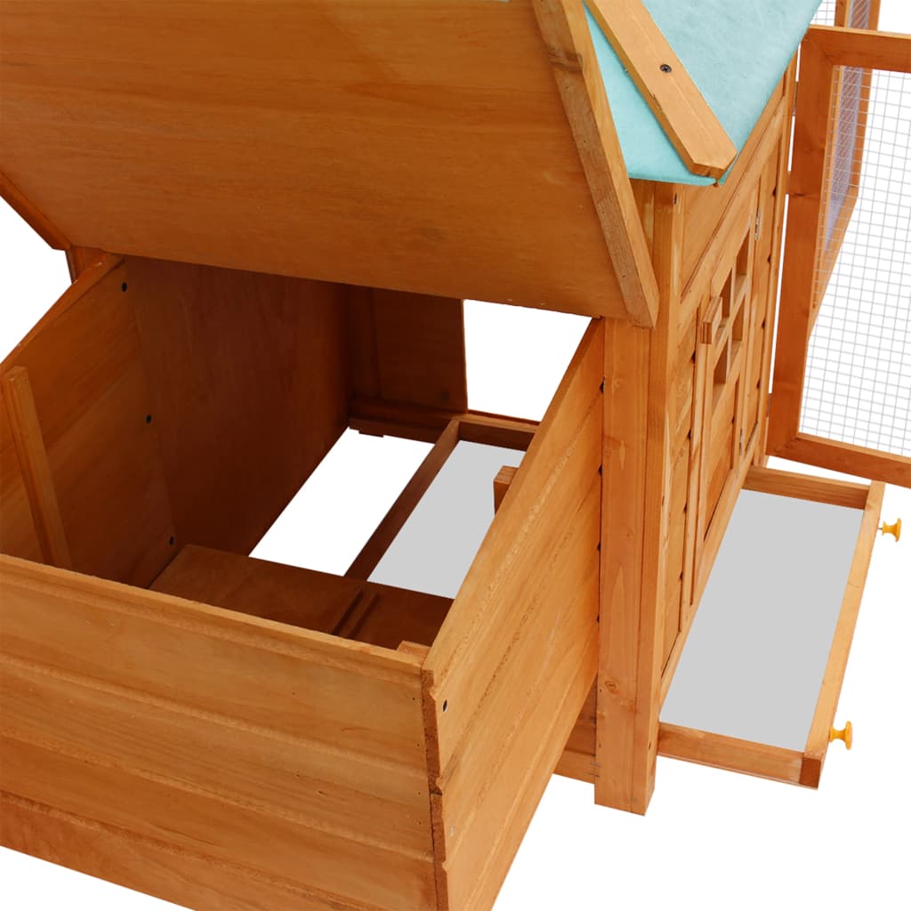 Outdoor Wooden Chicken Coop – Weatherproof Hen House