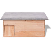 Wooden Hedgehog House – 45 x 33 x 22cm Outdoor Wildlife Shelter