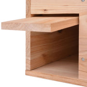 Wooden Hedgehog House – 45 x 33 x 22cm Outdoor Wildlife Shelter