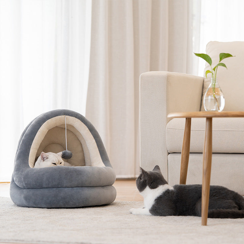 Cat House Bed – Soft Kitten Sofa Mat