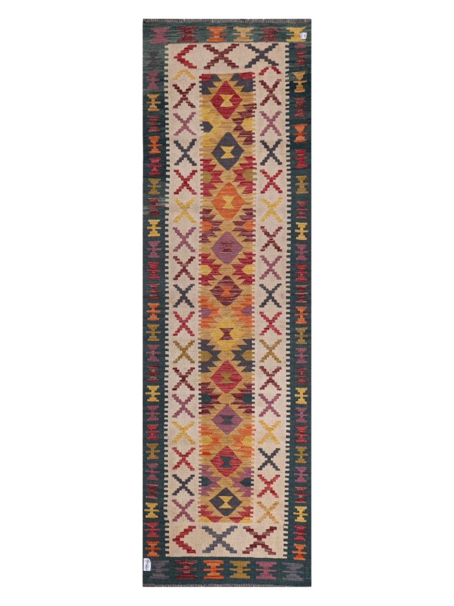 Maimana Kilim Runner - 294 x 89 cm