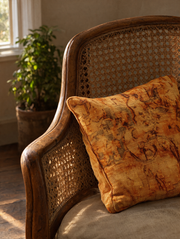 Golnar, Persian Hand-Knotted Cushion Cover - 45 × 45 cm (18" x 18")