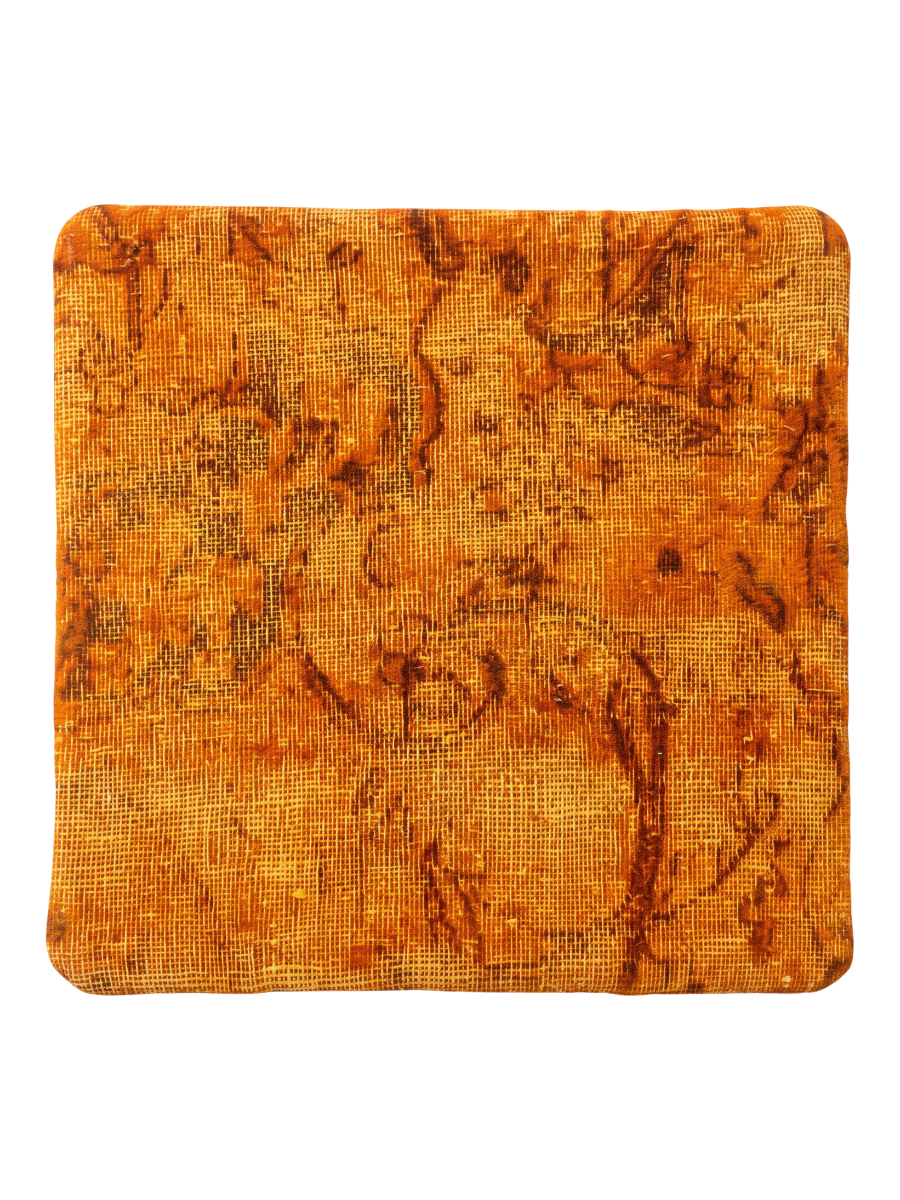 Golnar, Persian Hand-Knotted Cushion Cover - 45 × 45 cm (18" x 18")