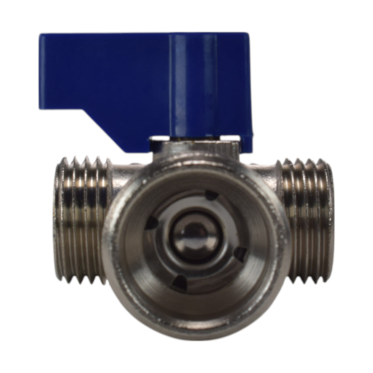 Brass Compression Tee Valve 15mm - 3/4 BSP Male Garden Hose Pipe Water Connector