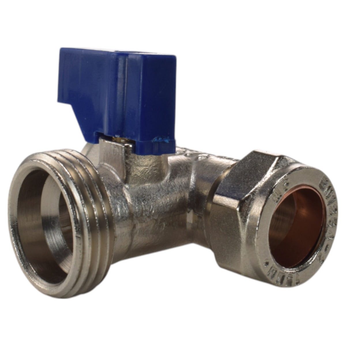 Brass Compression Tee Valve 15mm - 3/4 BSP Male Garden Hose Pipe Water Connector