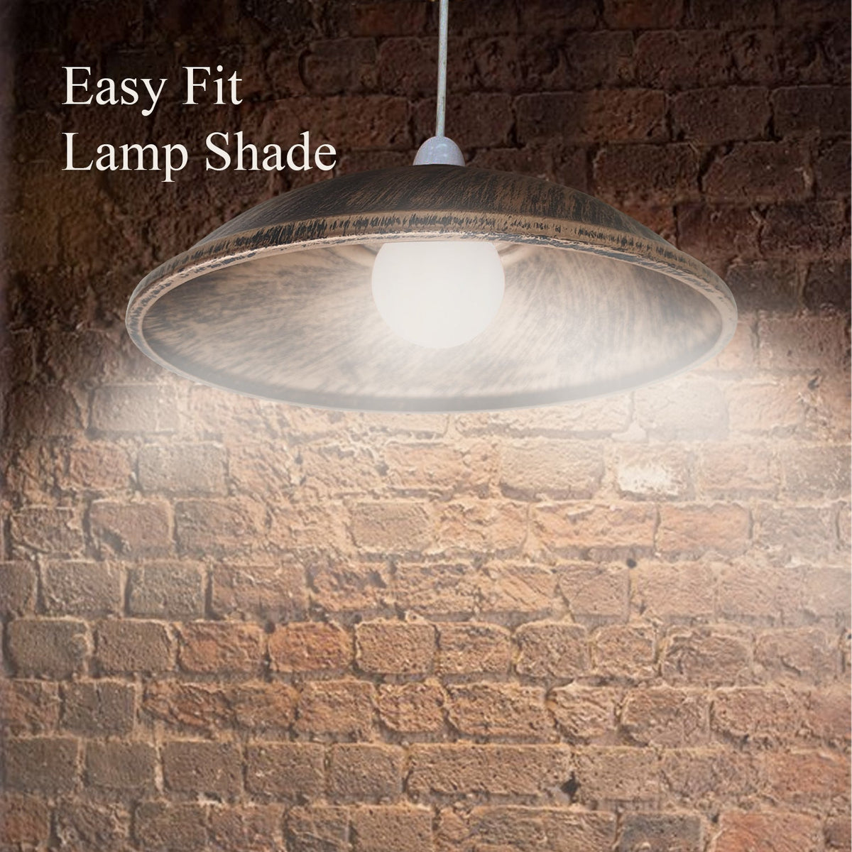 Rustic Copper Pendant Light Shade – Easy to Fit