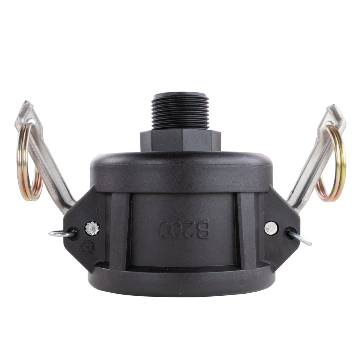Camlock Type B Reducing 2in - 3/4in BSPM Water Connector Stainless Steel Fitting