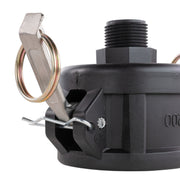 Camlock Type B Reducing 2in - 3/4in BSPM Water Connector Stainless Steel Fitting