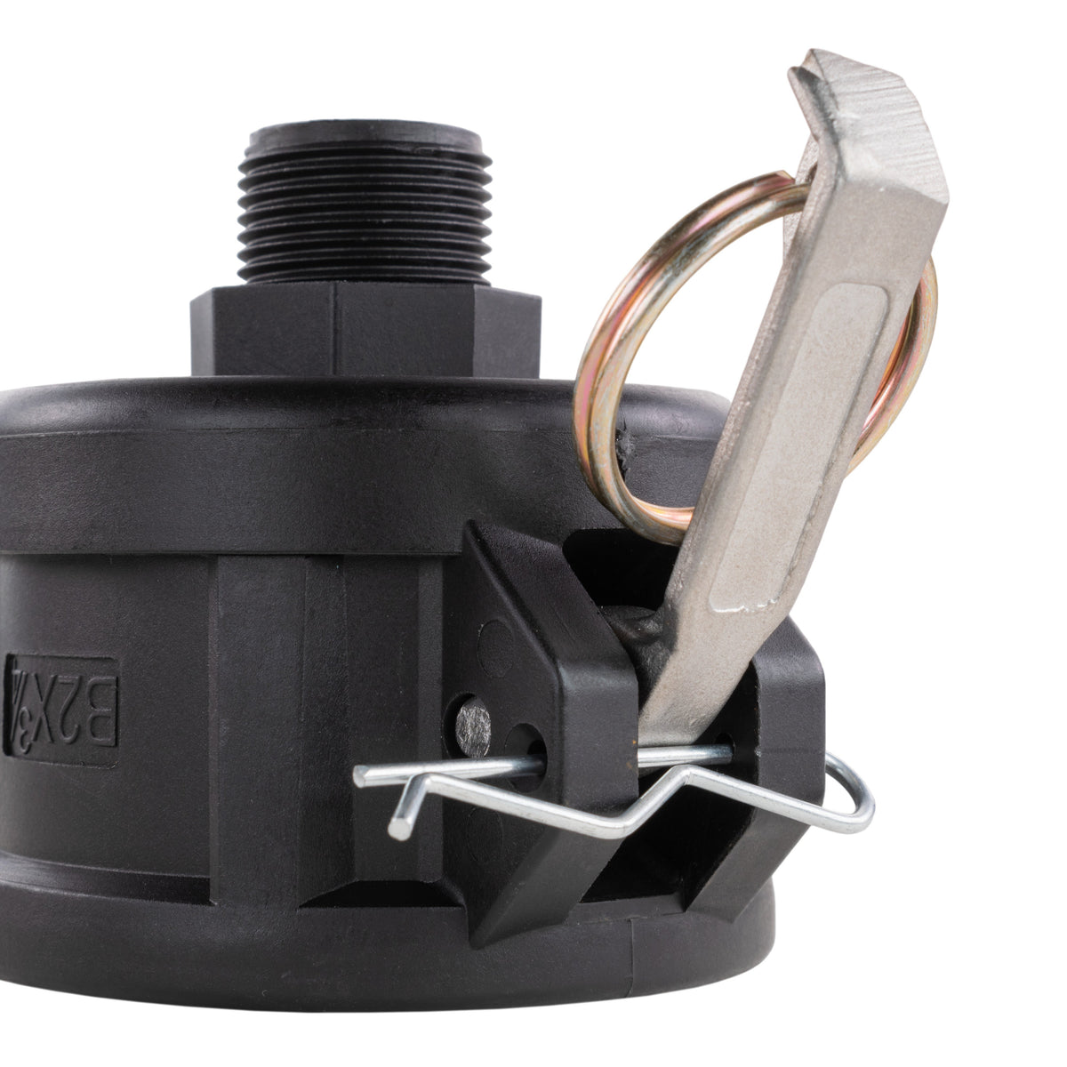 Camlock Type B Reducing 2in - 3/4in BSPM Water Connector Stainless Steel Fitting