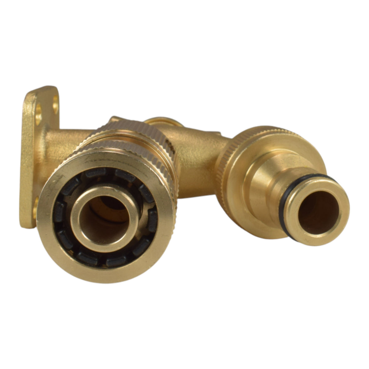 Brass Bib Tap with Quick Connect Inlet and Outlet and Hose Connector Tap Adapter