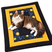 Snuggle & Snooze Pet Blanket, Handmade – Soft Plush Cat & Dog Blanket 50 × 70 cm
