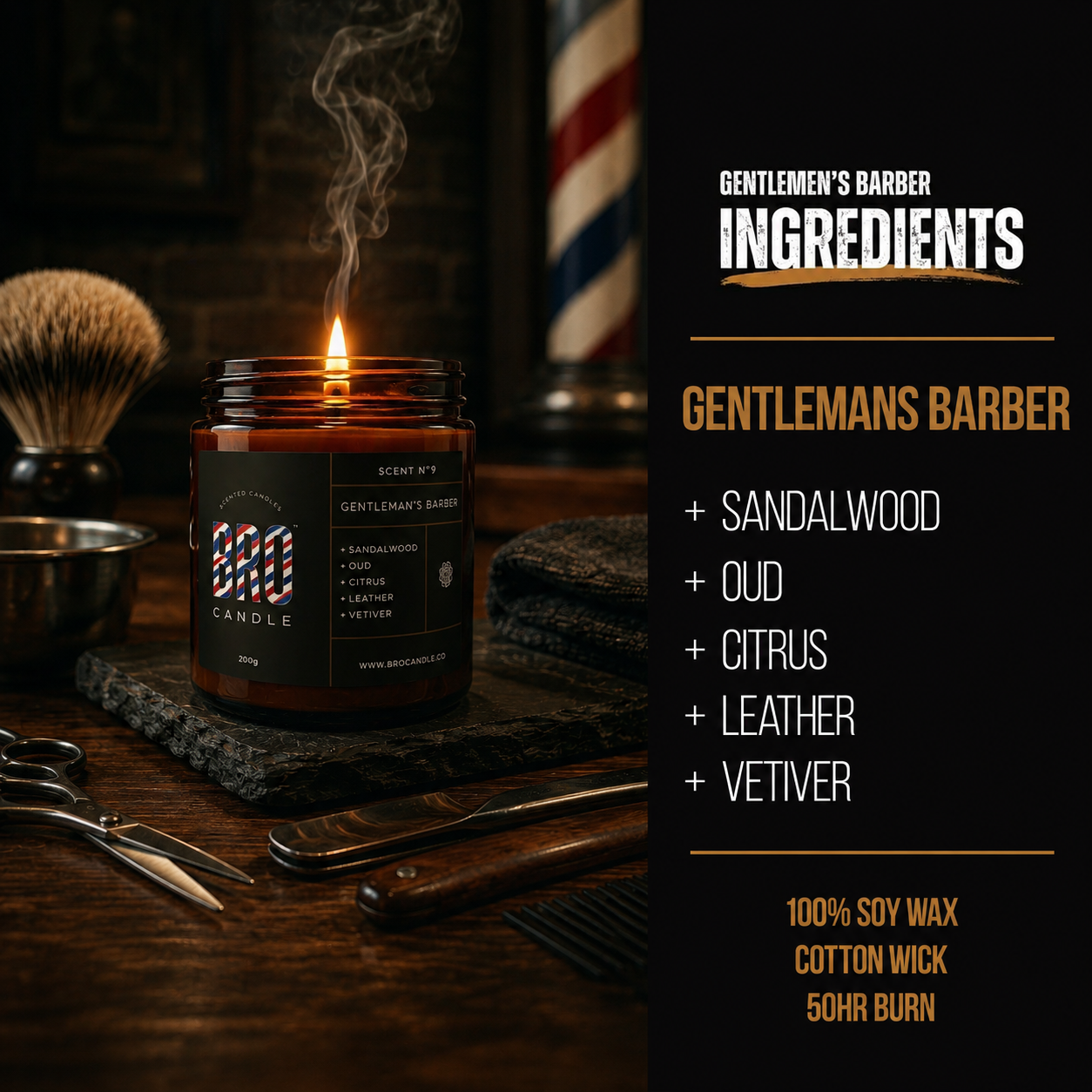The Gentleman's Barber Candle