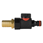 Brass Barb with BSPF Thread-Quick Connect Male Valve Water Connector Tap Adapter