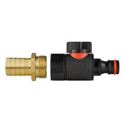 Brass Barb with BSPF Thread-Quick Connect Male Valve Water Connector Tap Adapter