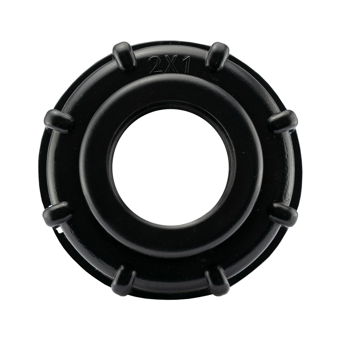IBC 2 S60X6 Cap with 40mm MDPE Straight Hose Connector Set Garden Irrigation Kit