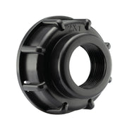 IBC 2 S60X6 Cap with 40mm MDPE Straight Hose Connector Set Garden Irrigation Kit