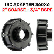 End Cap for IBC Tank with Built-in 3/4in BSPF Thread for Pipe and Water Fitting