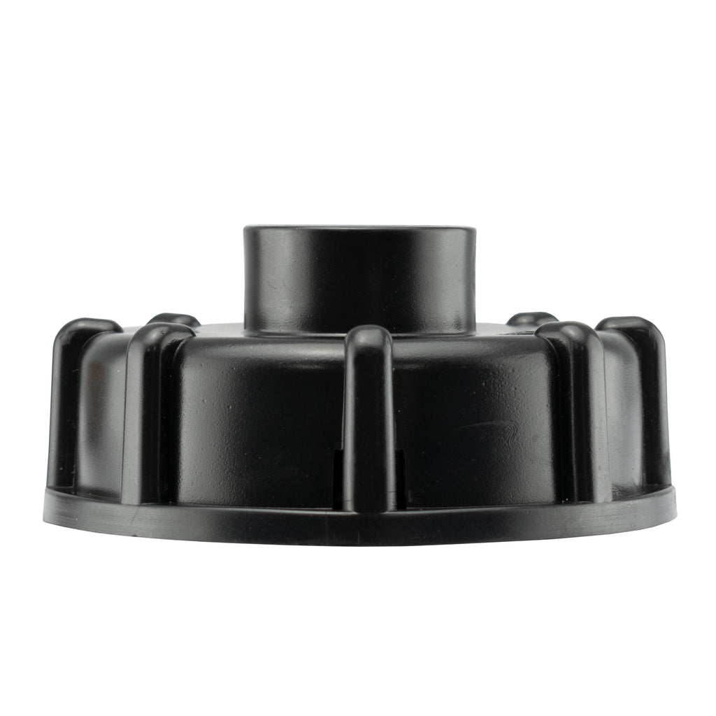 IBC 2 S60X6 Cap with Filter Extension and White Blue Plastic Tap Water Connector