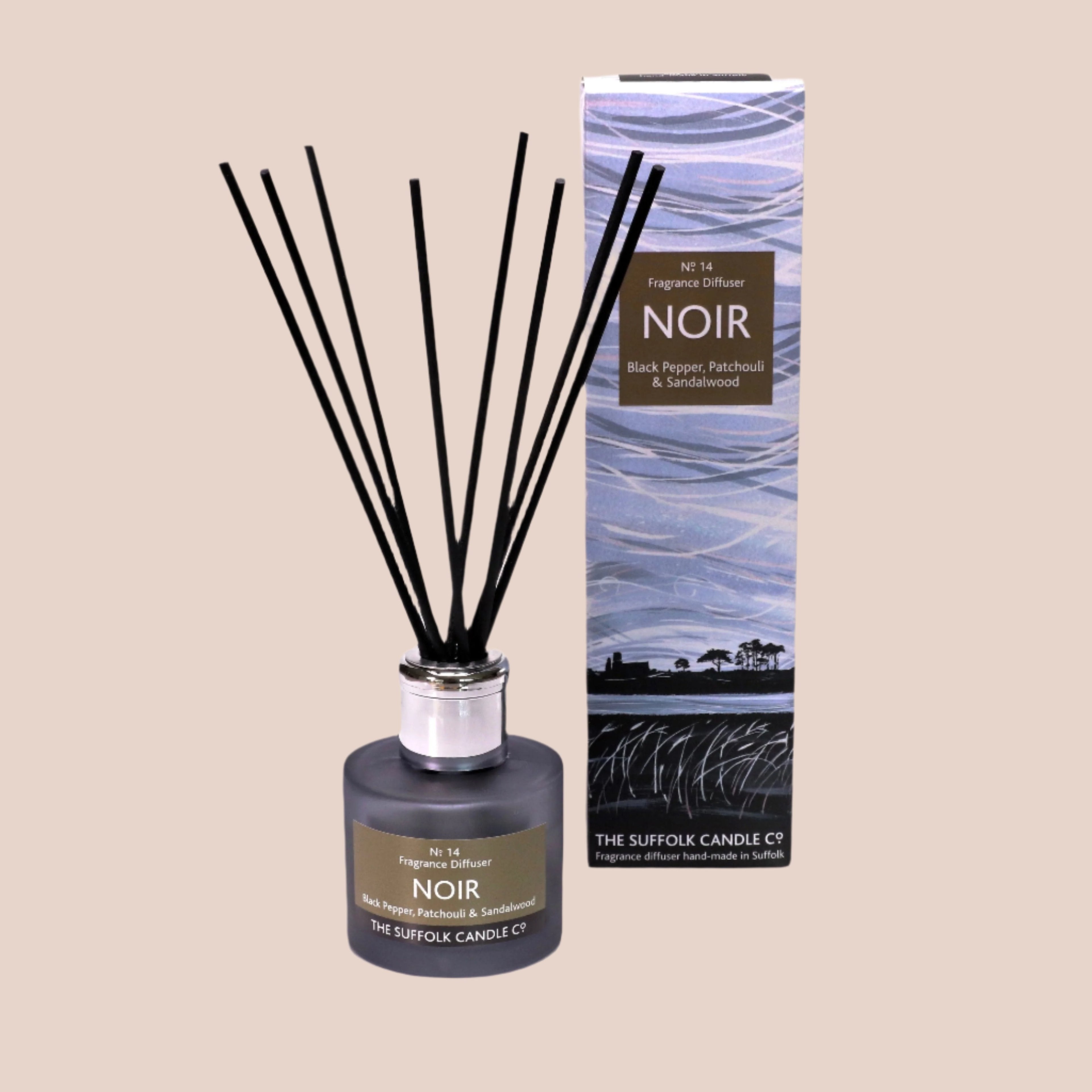 NOIR - Black Pepper, Patchouli and Sandalwood - Diffuser - 100ml