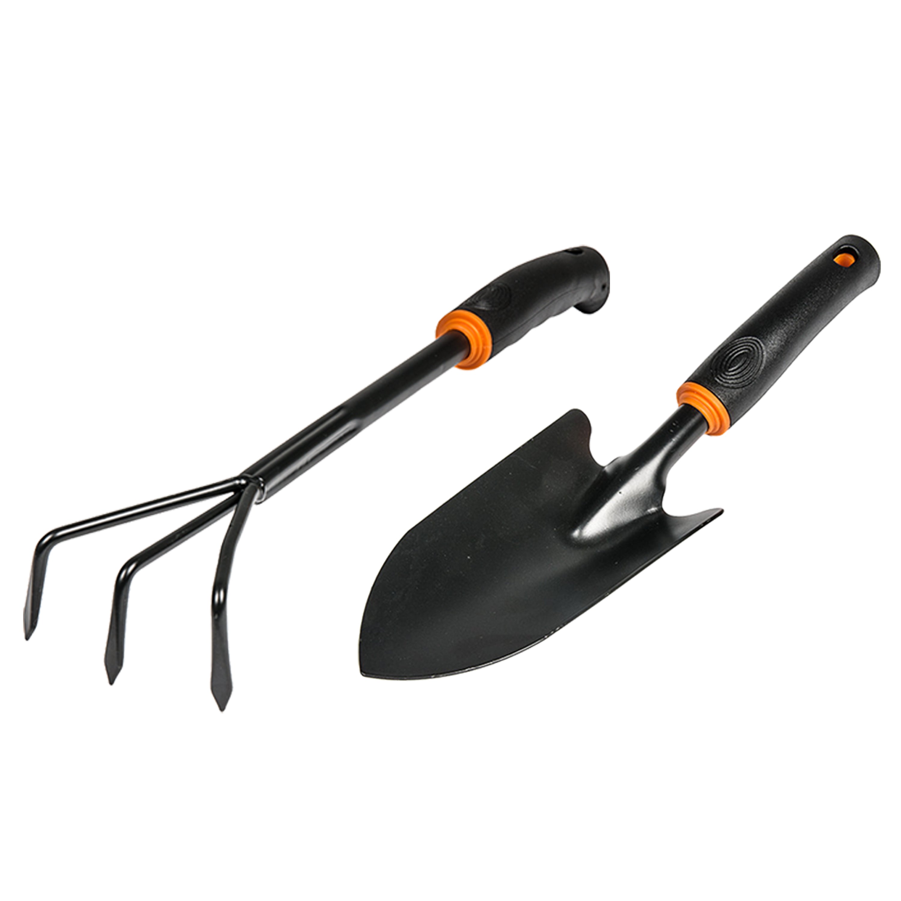 Wide Spade and Cultivator Garden Tool Set Weed Control Membrane Landscape Fabric