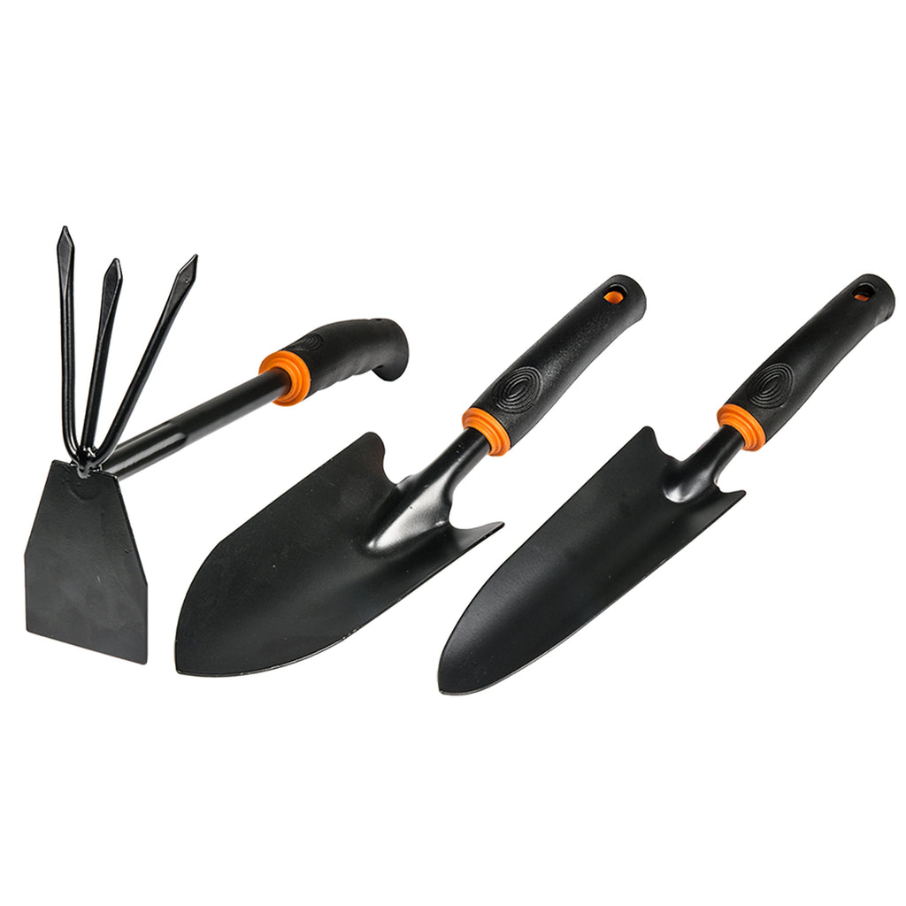 Digger-Hoe, Narrow Spade and Wide Spade Garden Tool Set for Garden Ground Cover
